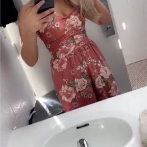 Floral jumpsuit